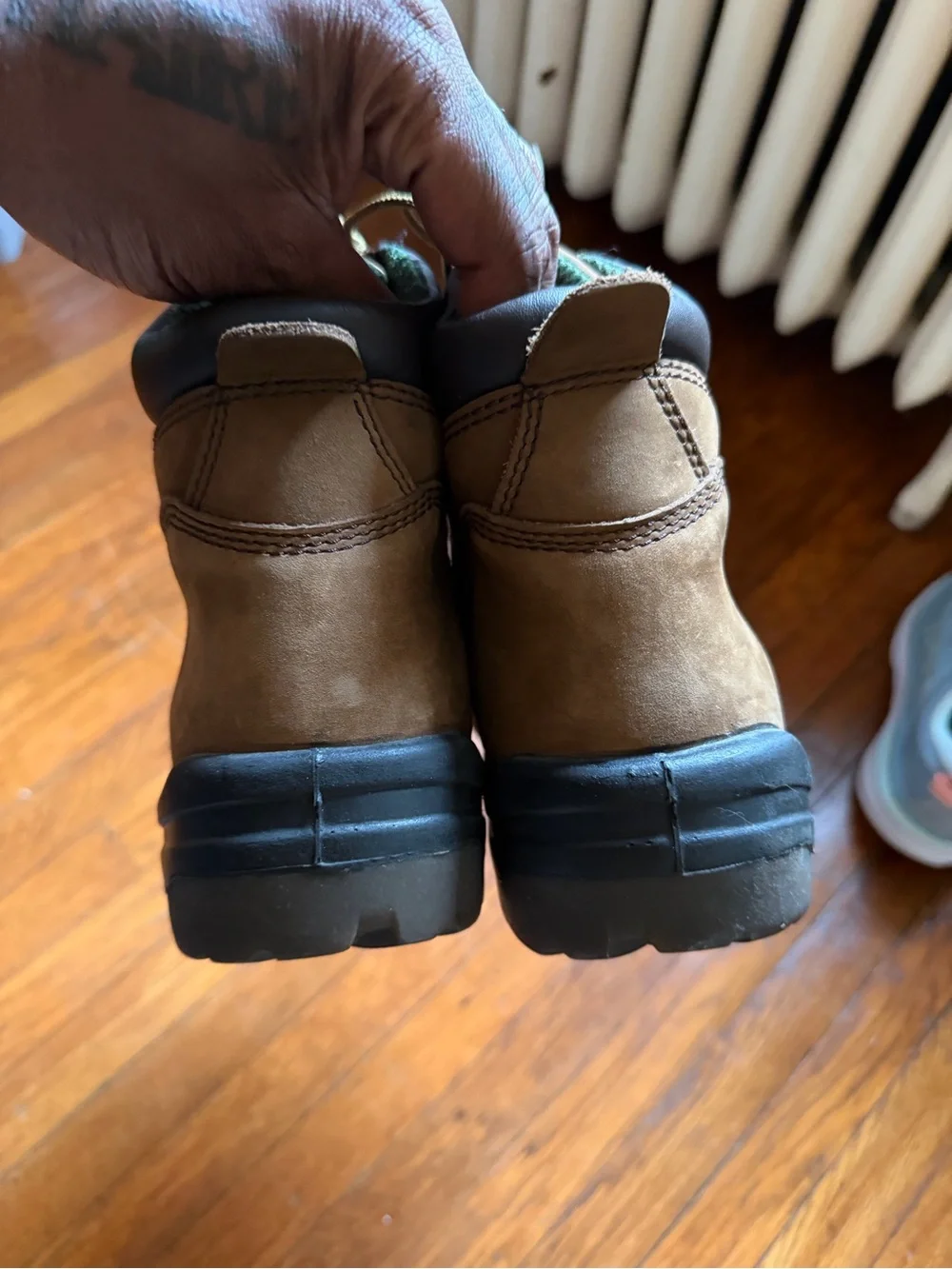Red Wing brown leather